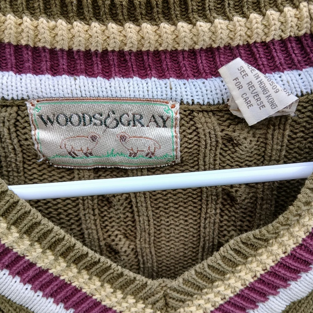 Vintage Woods & Gray Sweater - Picture 12 of 14